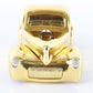 1941 '41 Willys Coupe Gold Metal Model Car Racing Champions 1:24 24k Plated