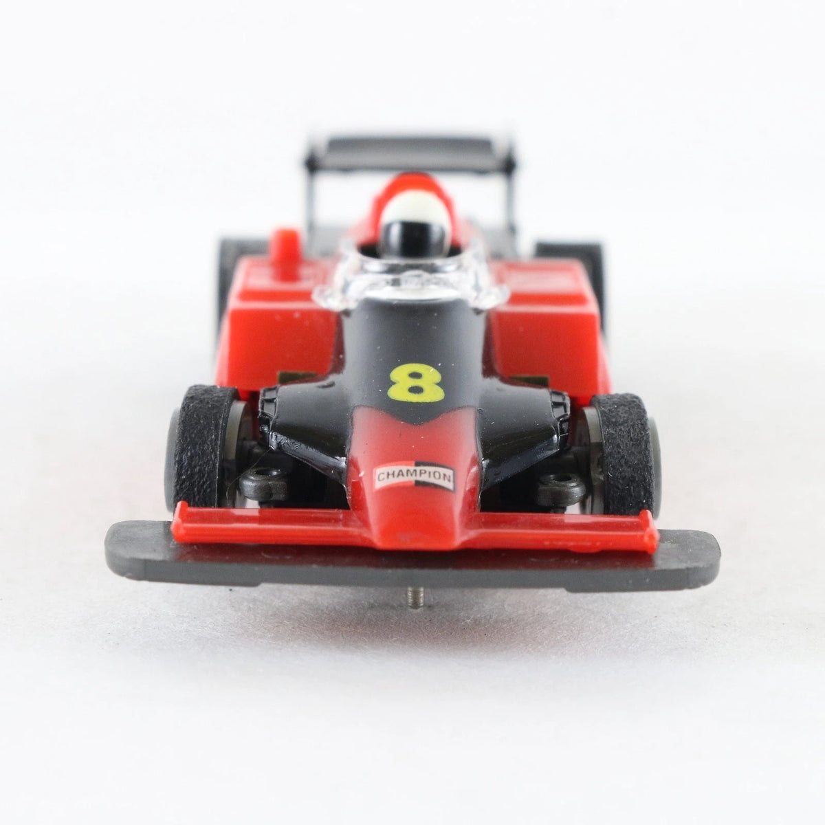 Tyco Indy F1 Diehard #8 Champion Red & Black Racing HO Slot Car