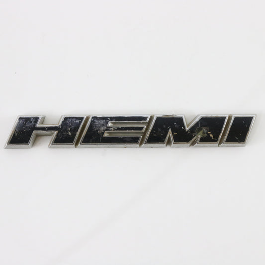 Dodge Charger Hemi Black Plastic Automobile Nameplate Emblem