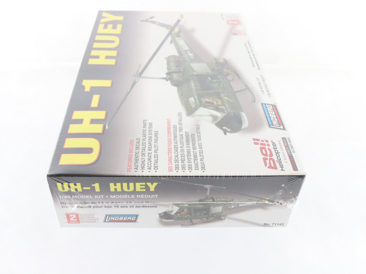 UH-1 Huey Helicopter Bell Lindberg 1:48 71142 Sealed Military Kit