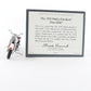 1958 Harley Davidson Duo-Glide Red White Franklin Mint 1:24 Model Motorcycle