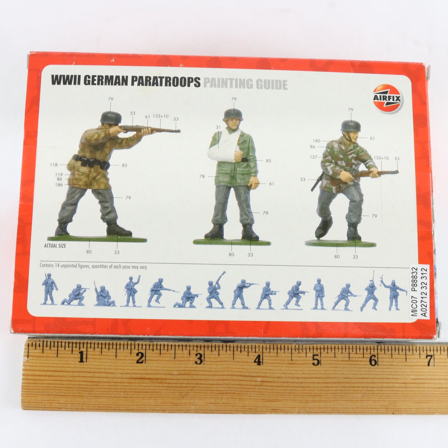 German Paratroops WW2 Airfix 1:32 A02712 Plastic Model Soldier Figures