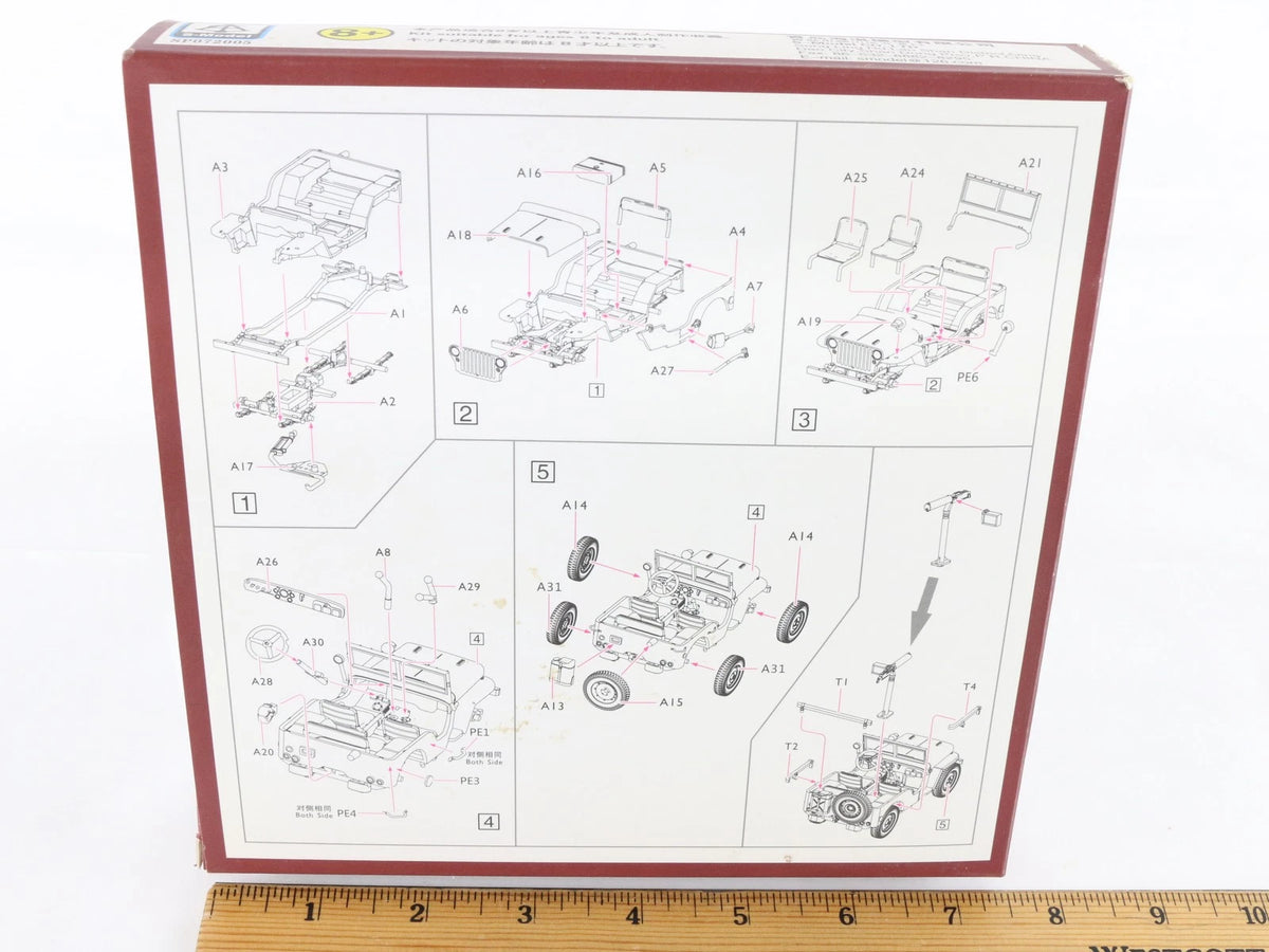 Willys MB & M1917 MG Truck Limited Edition S-Model 1:72 SP072005 Military Kit