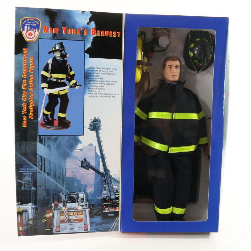 New York City Firefighter Fire Zone FDNY Real Heroes 12" Action Figure 12320