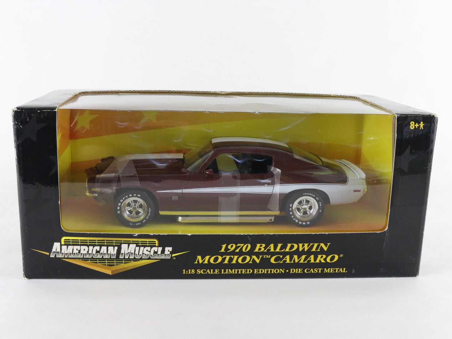 1970 Chevy Camaro Baldwin Motion Red White American Muscle ERTL 1:18 32516 LE