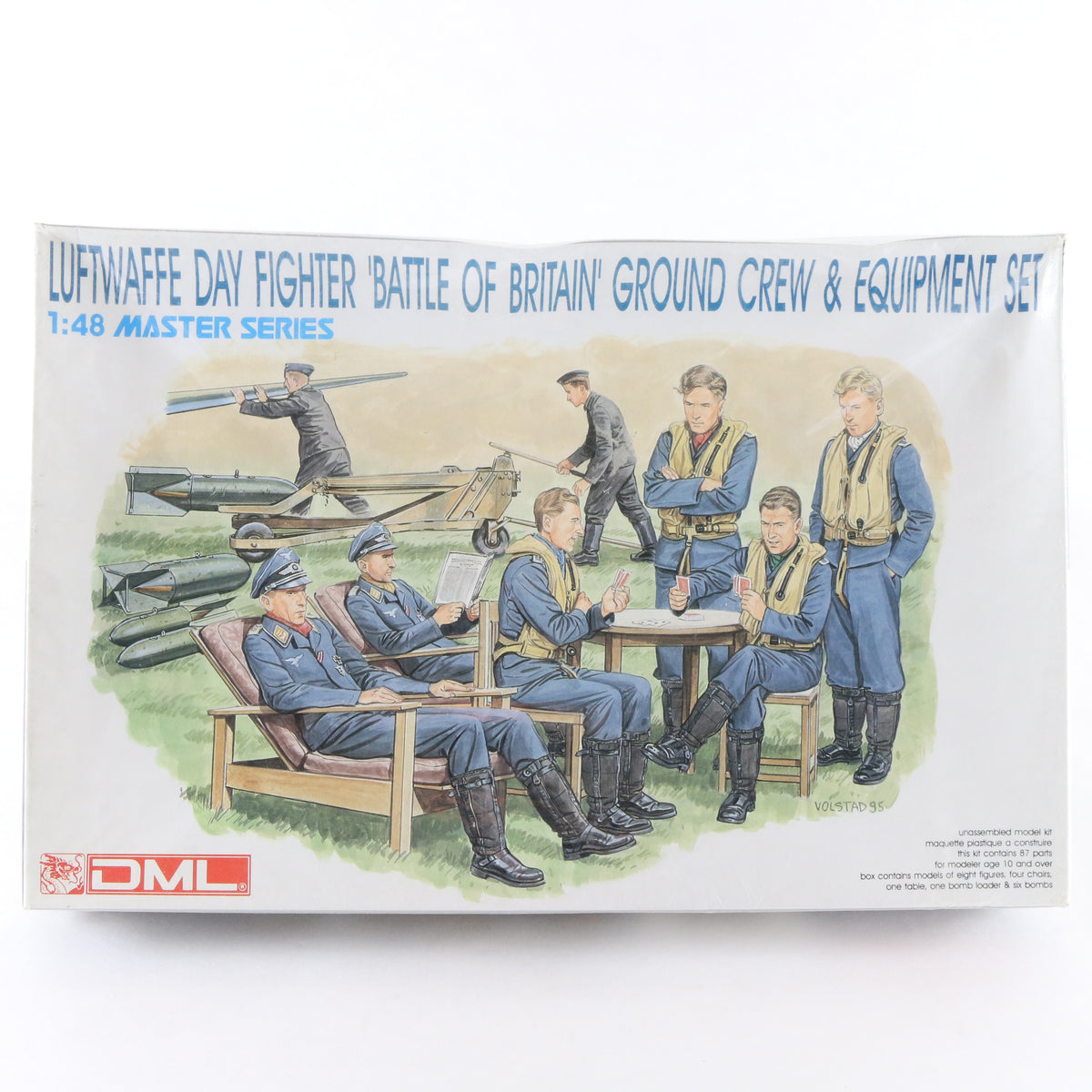 WW2 Luftwaffe Day Fighter Battle Of Britain Ground Crew Dragon DML 1:48 5532