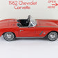 1962 Chevy Corvette Convertible Roman Red Danbury Mint 1:24 Diecast Model