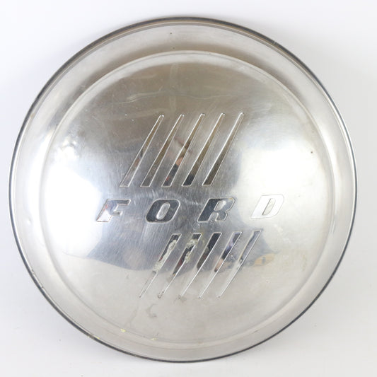 Vintage 1950s Chevrolet Dog Dish Bowtie Metal Wheel Hubcap 9.5"