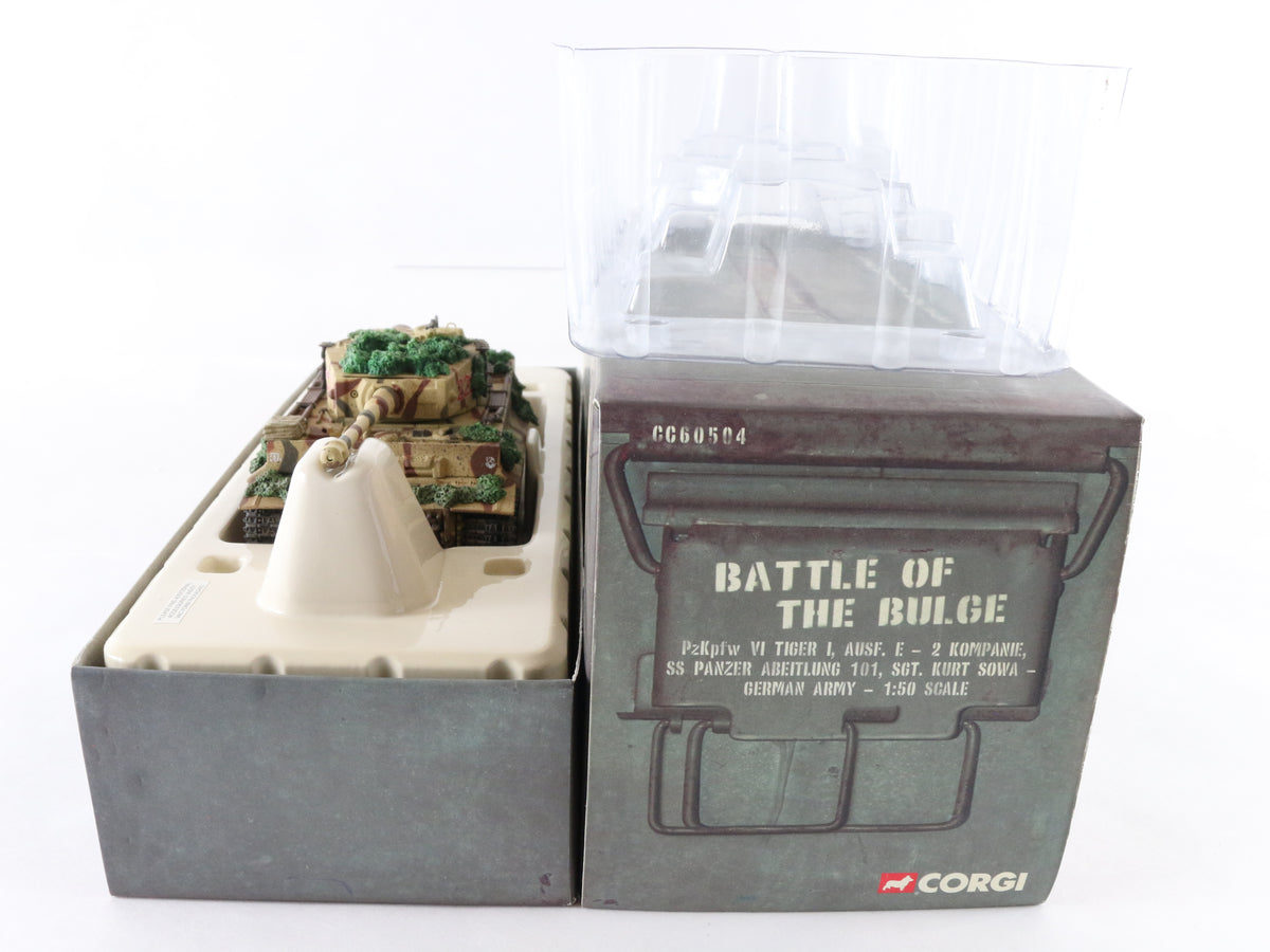 Pzkpfw VI Tiger I Tank Panzer German WW2 Battle of the Bulge Corgi 1:50 CC60504