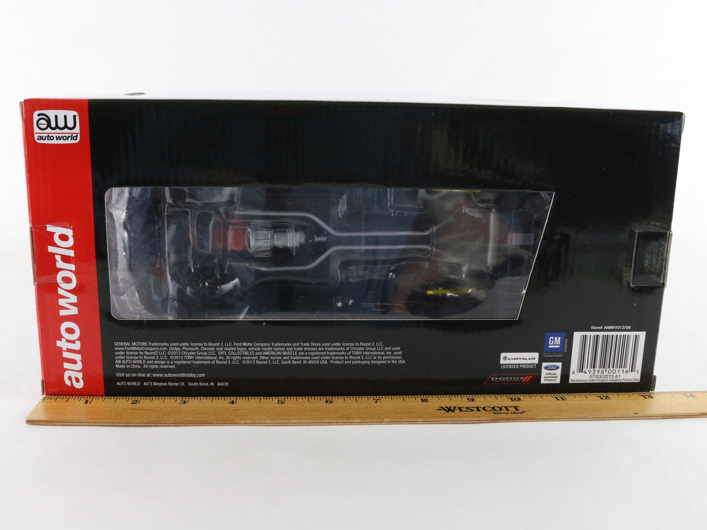 1971 Baldwin Motion Camaro Chevy Blue American Muscle ERTL 1:18 Model Car