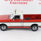 1972 Chevrolet Cheyenne Pickup Truck Red White Danbury Mint 1:24 Diecast Model