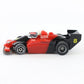 Tyco TCR F1 Champion #8 Diehard Black & Red Slotless HO Slot Car