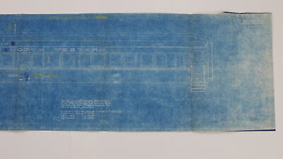 Chicago North Western C&NW Lettering Passenger Blueprint J-21061 Oct 22 1930 51"