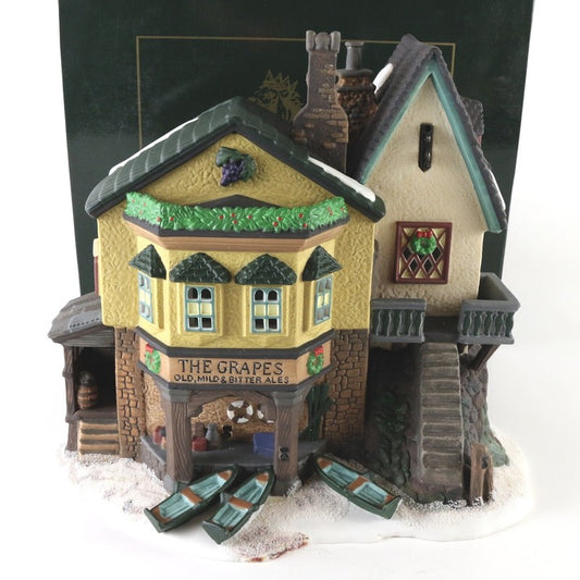Dept 56 Dickens Heritage Village Grapes Inn 5th Ed 1996 Christmas Building 57534