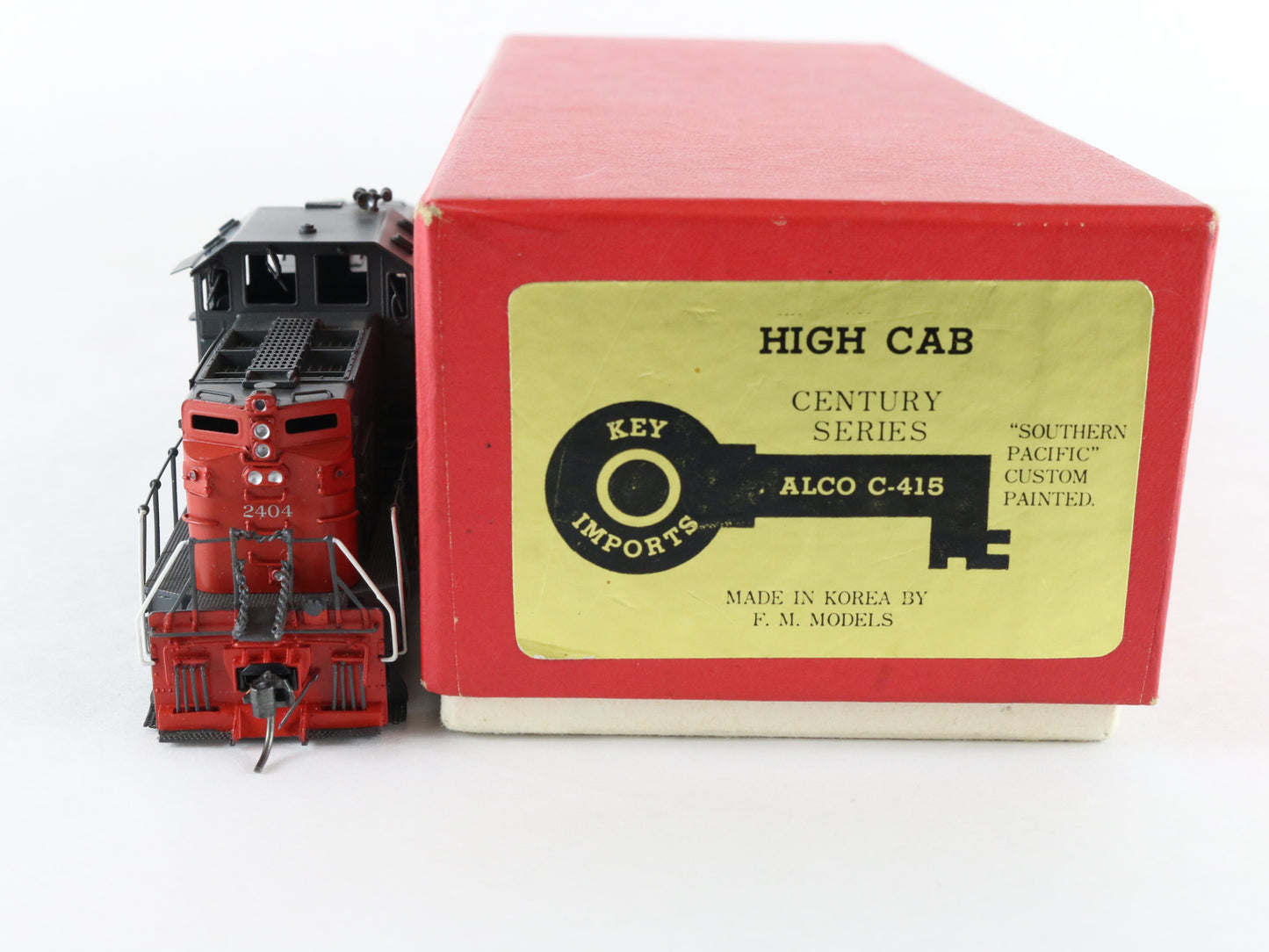 Key Imports HO Southern Pacific #2404 ALCO C-415 High Cab Brass Loco FACTORY PTD