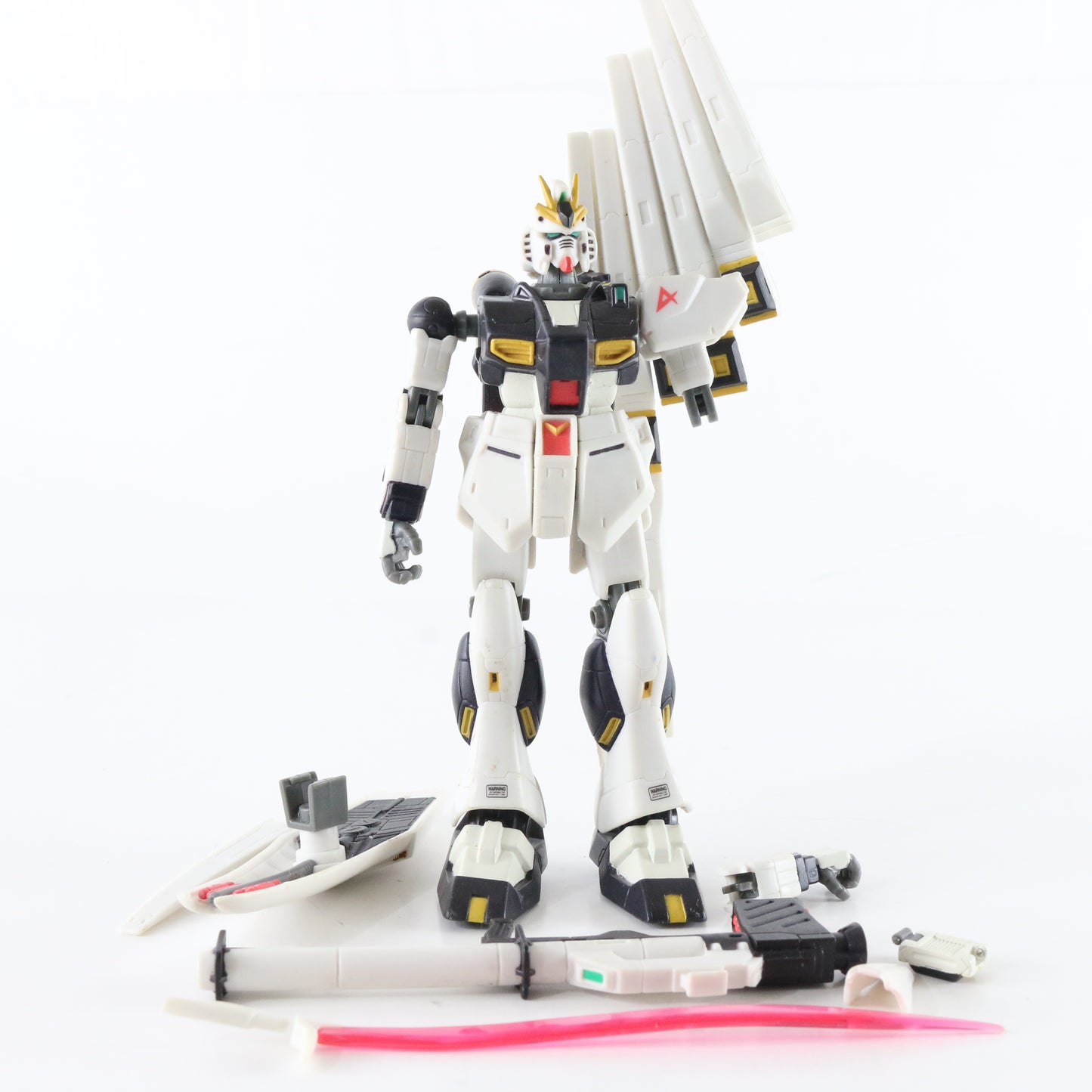 Gundam Mobile Suit Fighter Rx-93 Nu Bandai Action Figure 5.25" W/ Accessories