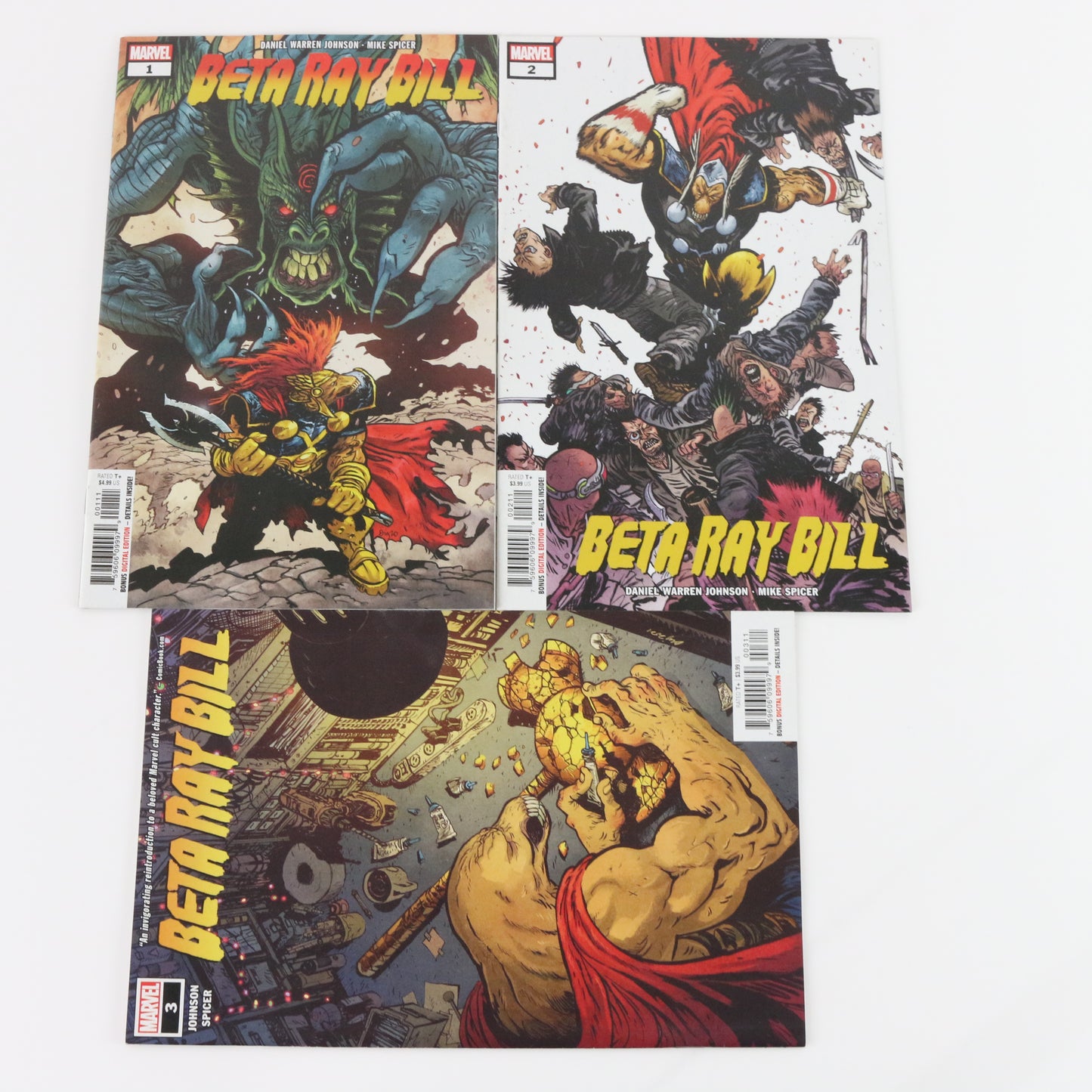 Lot Of 5 Beta Ray Bill #1-5 Marvel Warren Johnson NM full run