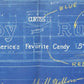 CURTISS Baby Ruth North American Tank Car Train Blueprint 286 5-16-39 17"