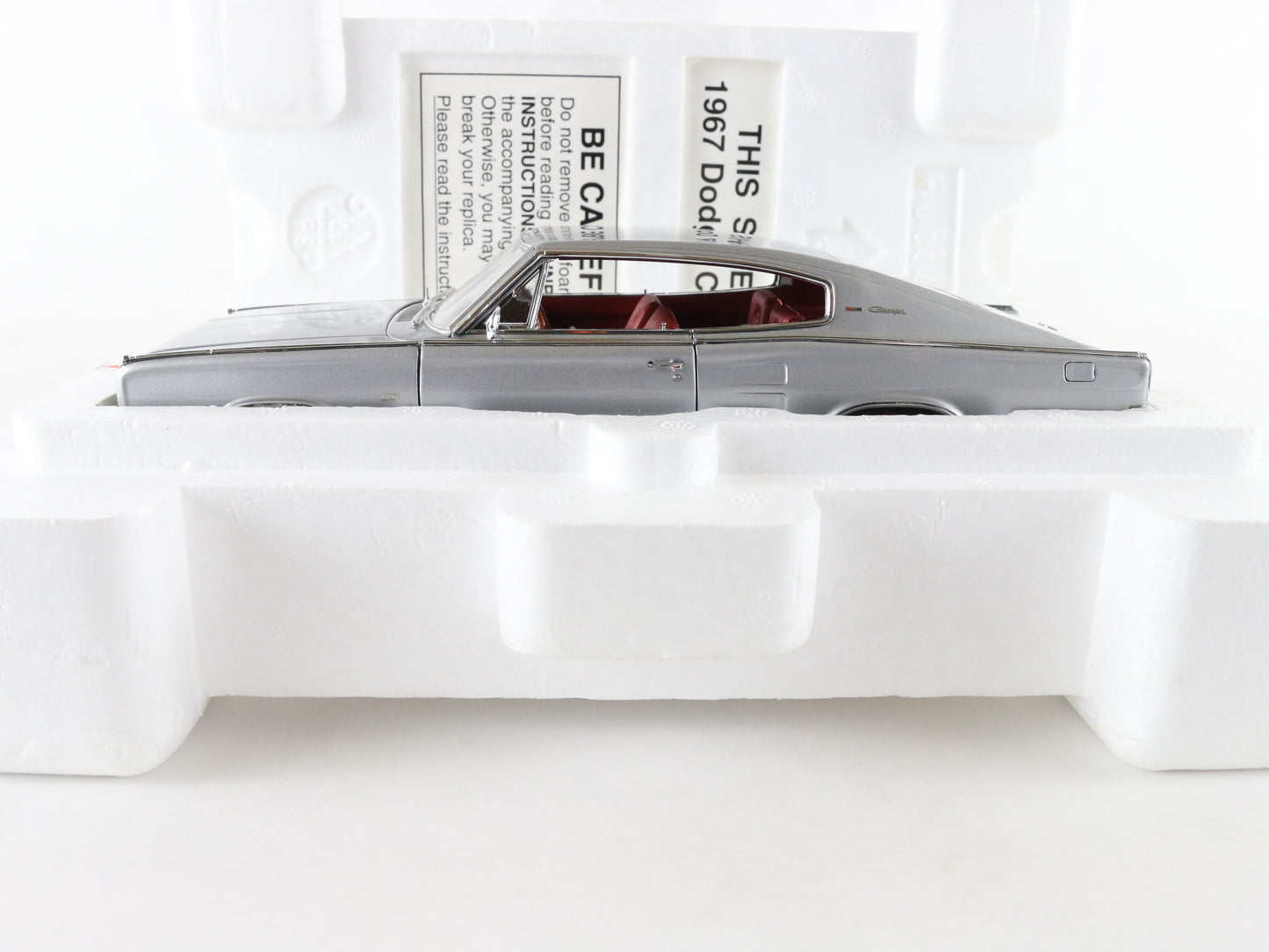1967 Dodge Charger Limited Silver Danbury Mint 1:24 Diecast Model #1410/5000