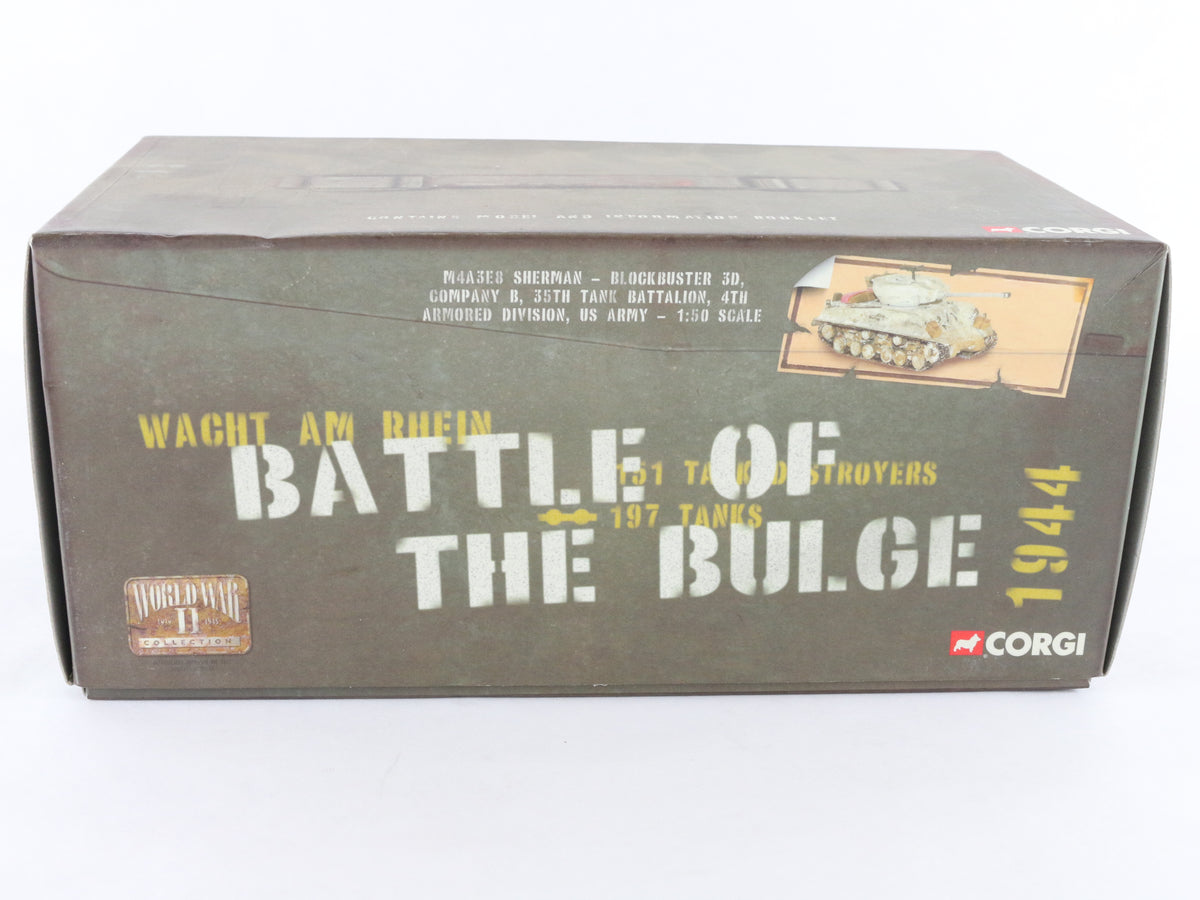 M4A3E8 Sherman 35th Tank Battalion US Army WW2 Corgi 1:50 CC51017 Model