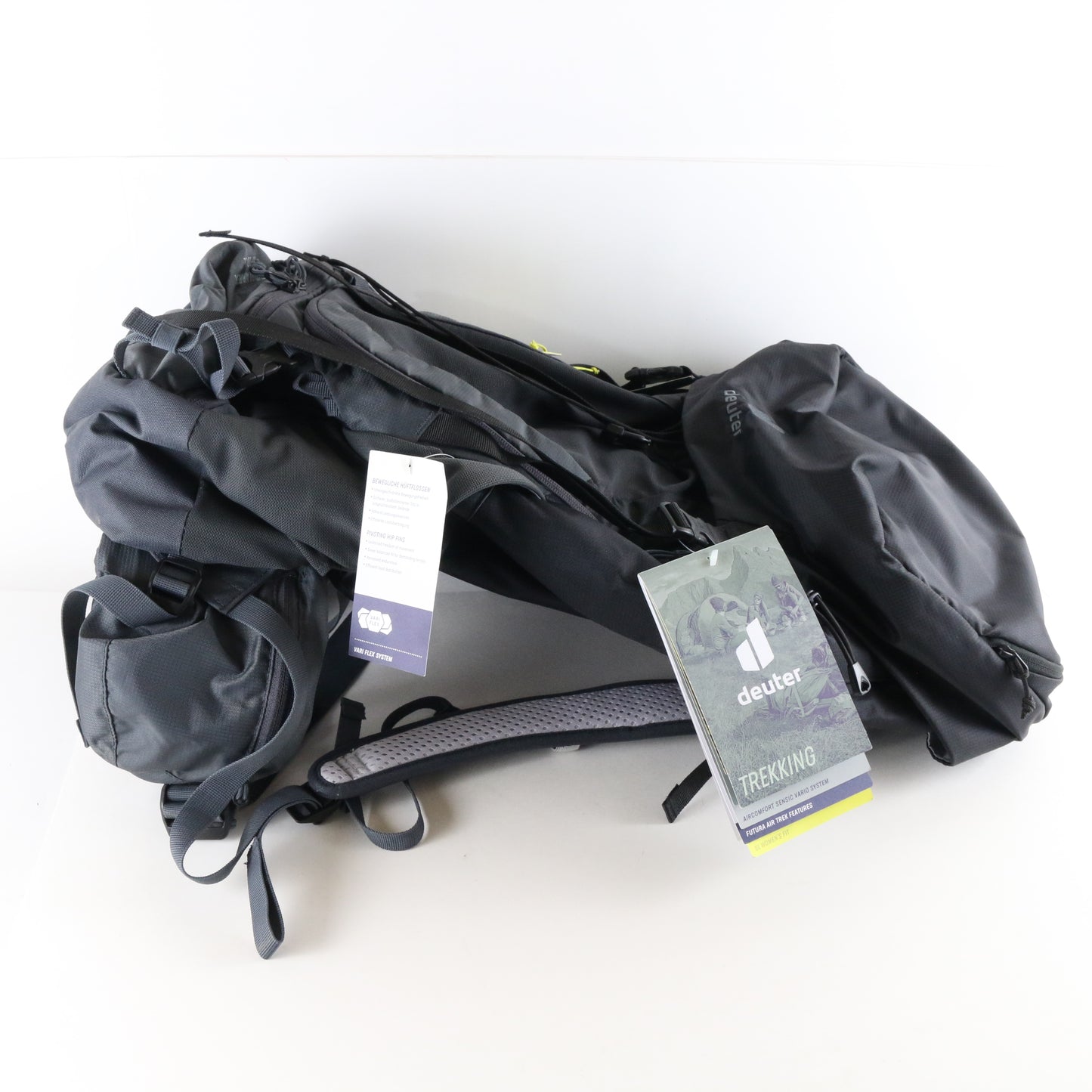 Deuter Futura Trek 55+10 SL Womens Fit Black Graphite Trekking Hiking Backpack