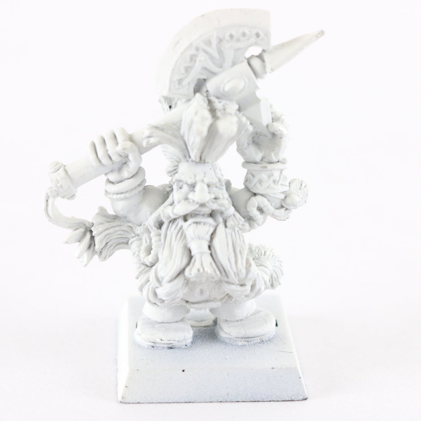 Dwarf Dragon Slayer Citadel Warhammer 8097/55 White Painted Figure 1.5"