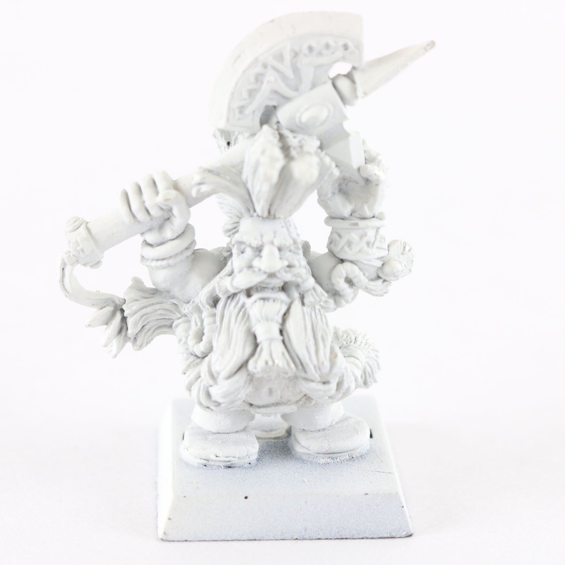 Dwarf Dragon Slayer Citadel Warhammer 8097/55 White Painted Figure 1.5"