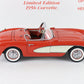 1956 Chevy Corvette Venetian Red & White Limited Danbury Mint 1:24 Diecast 4753
