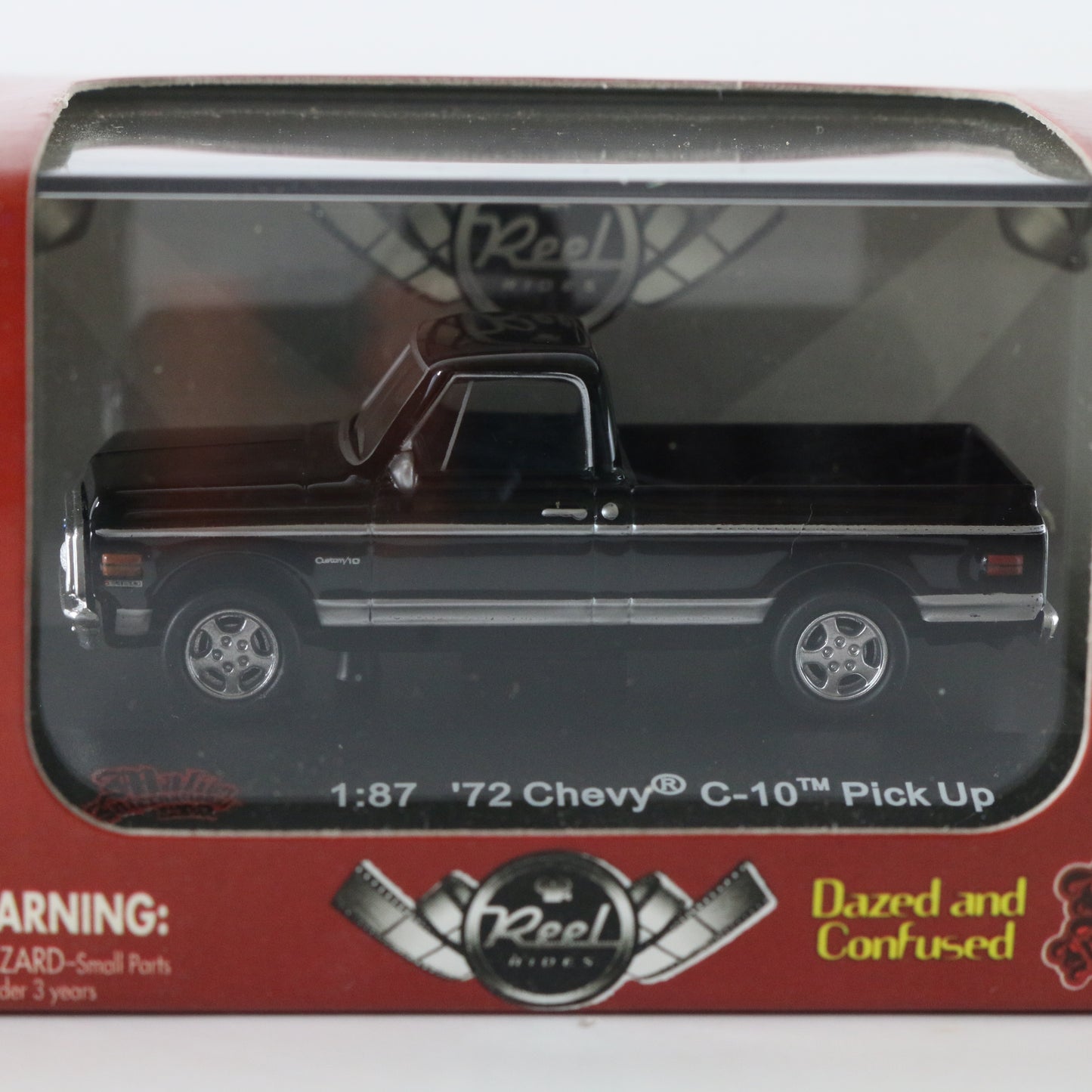 1972 Chevy C-10 Pickup Truck Black Dazed & Confused Malibu HO Scale 1:87