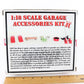 Garage Accessories Kit II Tools & Parts Dept GMP 1:18 9012