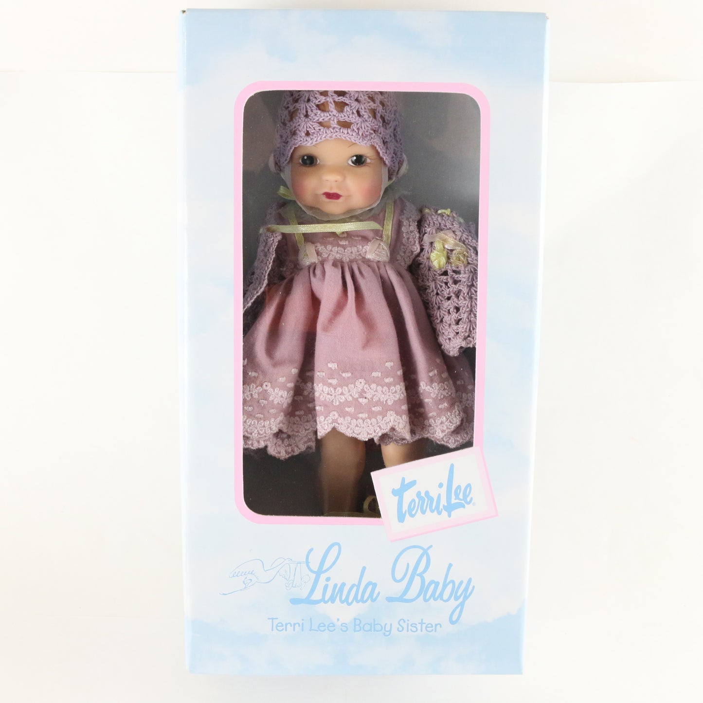 Terri Lee Linda Baby Dress Set Purple Clothes 10" Vinyl Doll 70022 W/ Extras