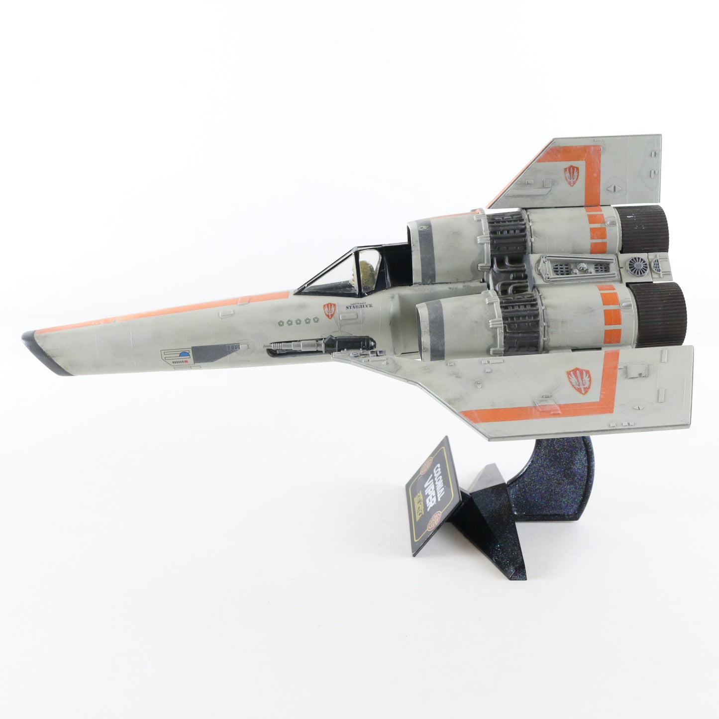 Colonial Viper Battlestar Galactica Revell 1:32 NICELY Built Painted Ship