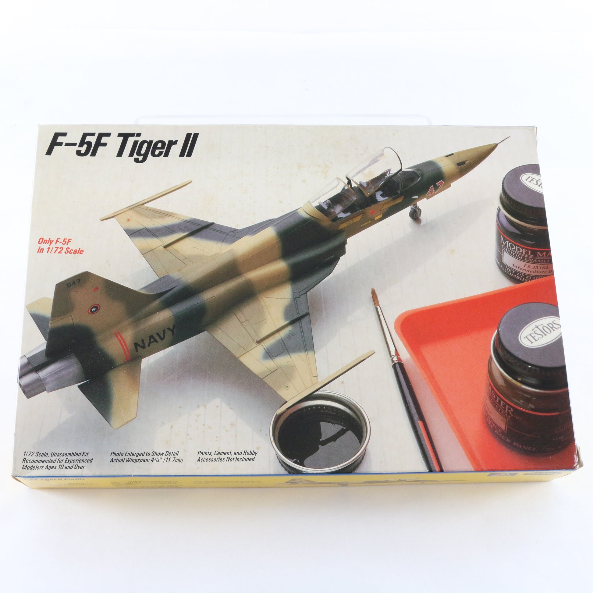 Northrop F-5F Tiger II Fighter Aircraft Testors Italeri 1:72 Model Plane Kit 689