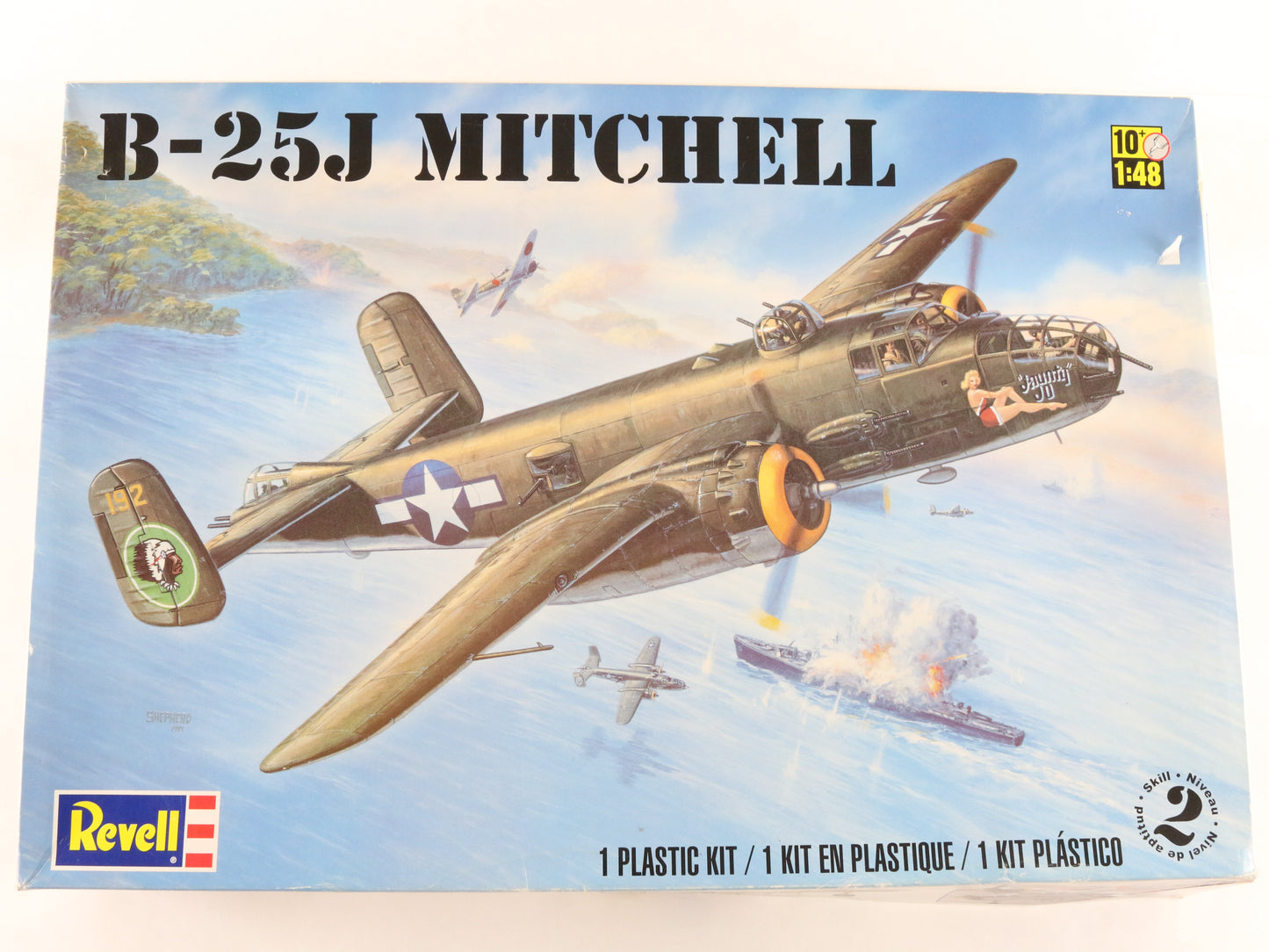 B-25J Mitchell Revell 1:48 Model Aircraft Bomber Plane Kit 85-5512