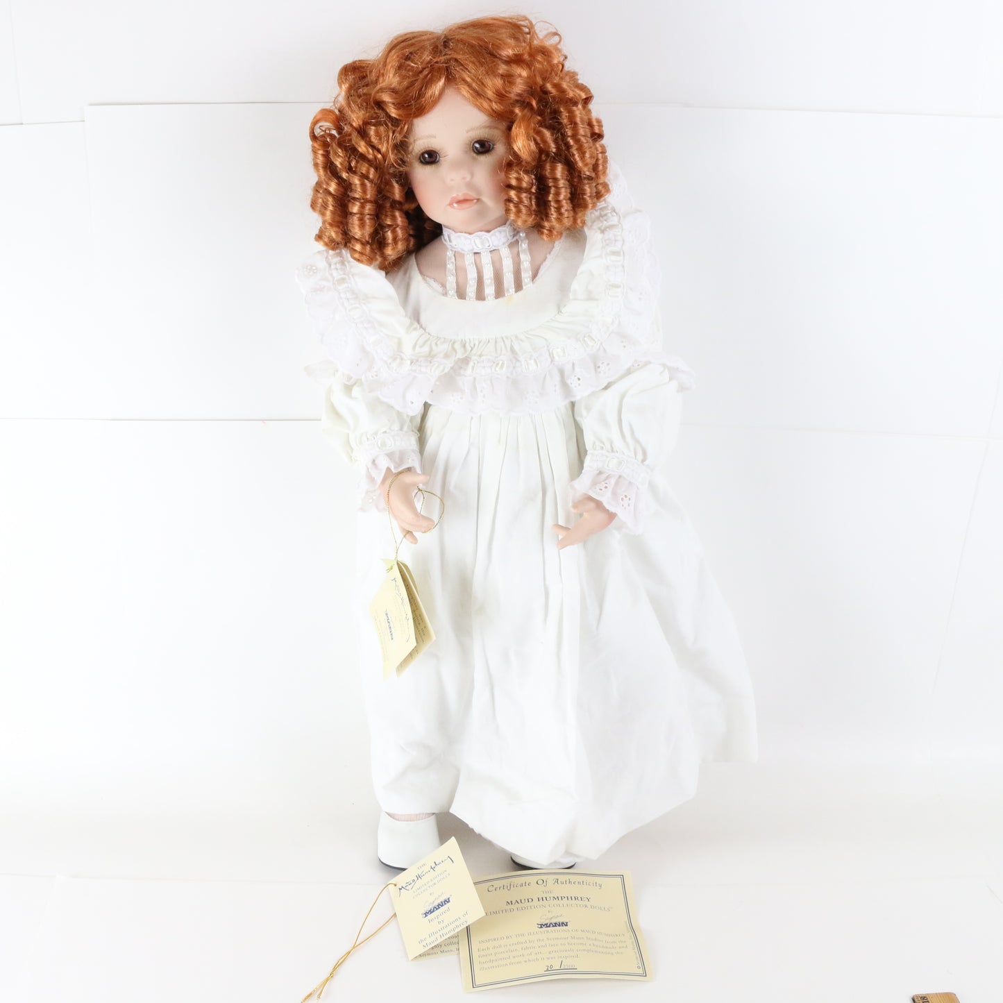 First Day Of School Maud Humphrey Seymour Mann Large 24" Porcelain Doll 20/2500
