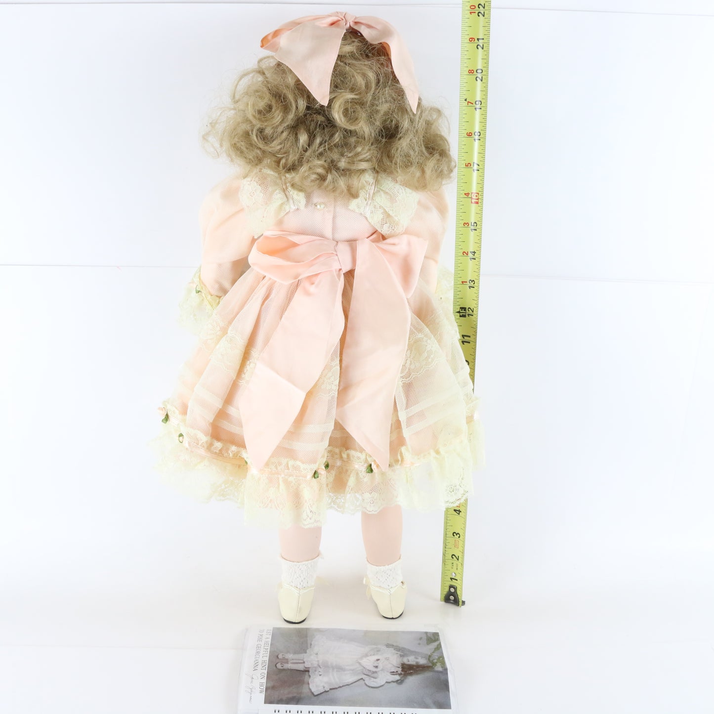 Georgianna Jane Zidjunas Designer Guild Large 21.5" Porcelain Doll 387/2000
