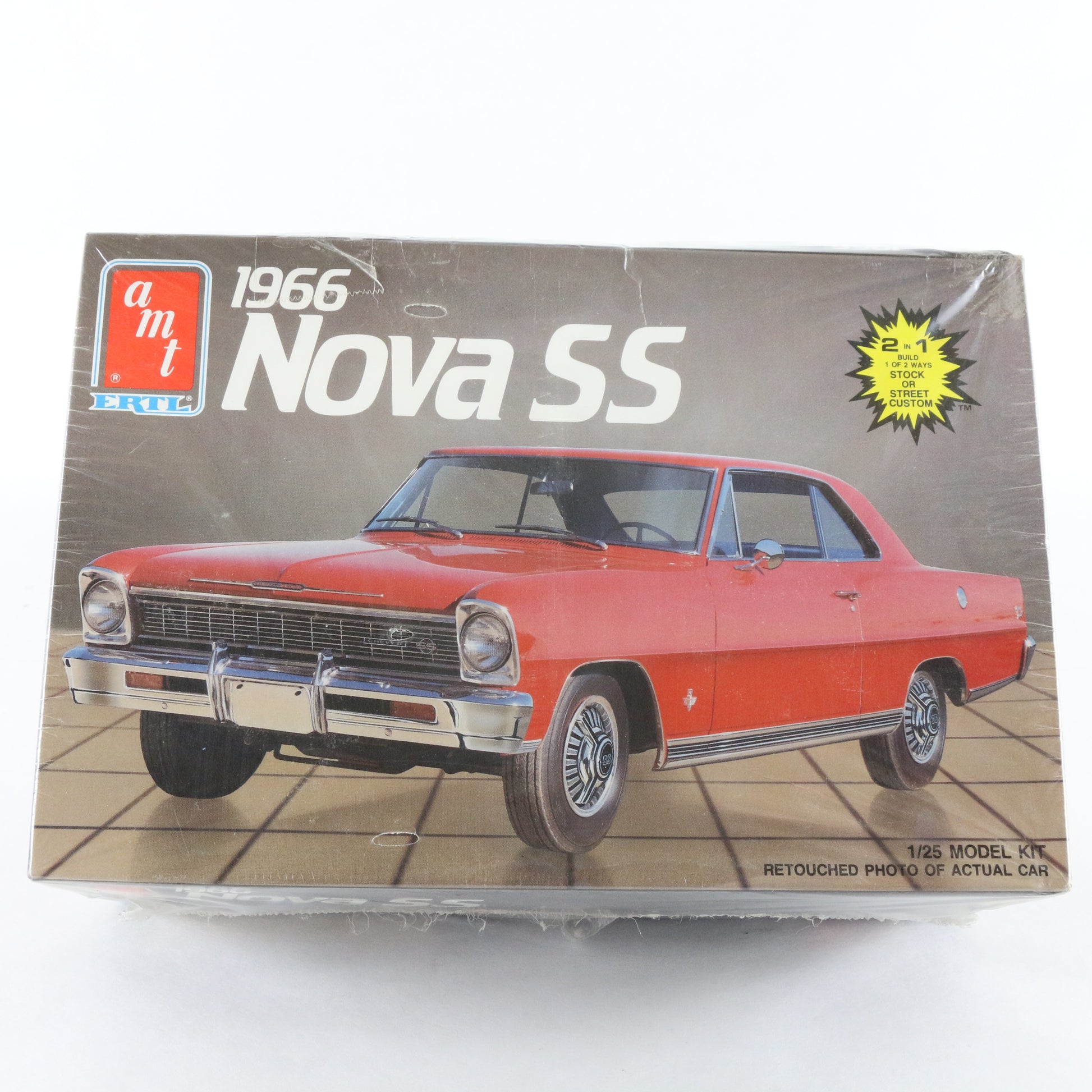 1966 Chevy Nova SS Stock AMT ERTL 1:25 Model Car Kit 6749