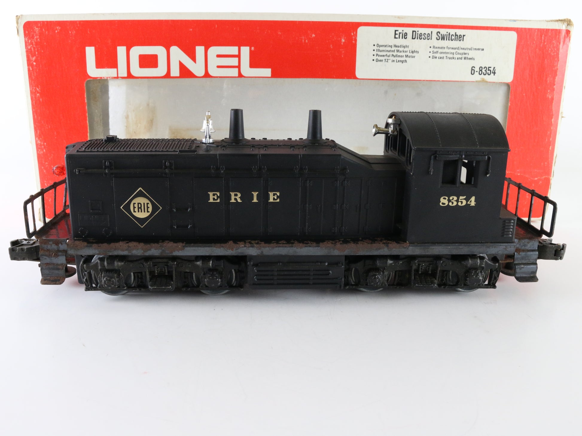 Lionel O Erie 8354 Black Switcher Diesel Locomotive