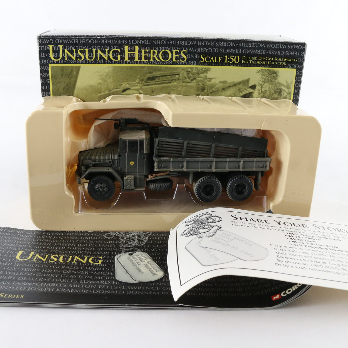 M35A1 Deuce & A Half 2.5 Ton Truck USMC Corgi 1:50 50204 Military Vehicle
