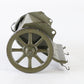 Lineol-style metal horse-drawn military supply cart Germany vintage toy