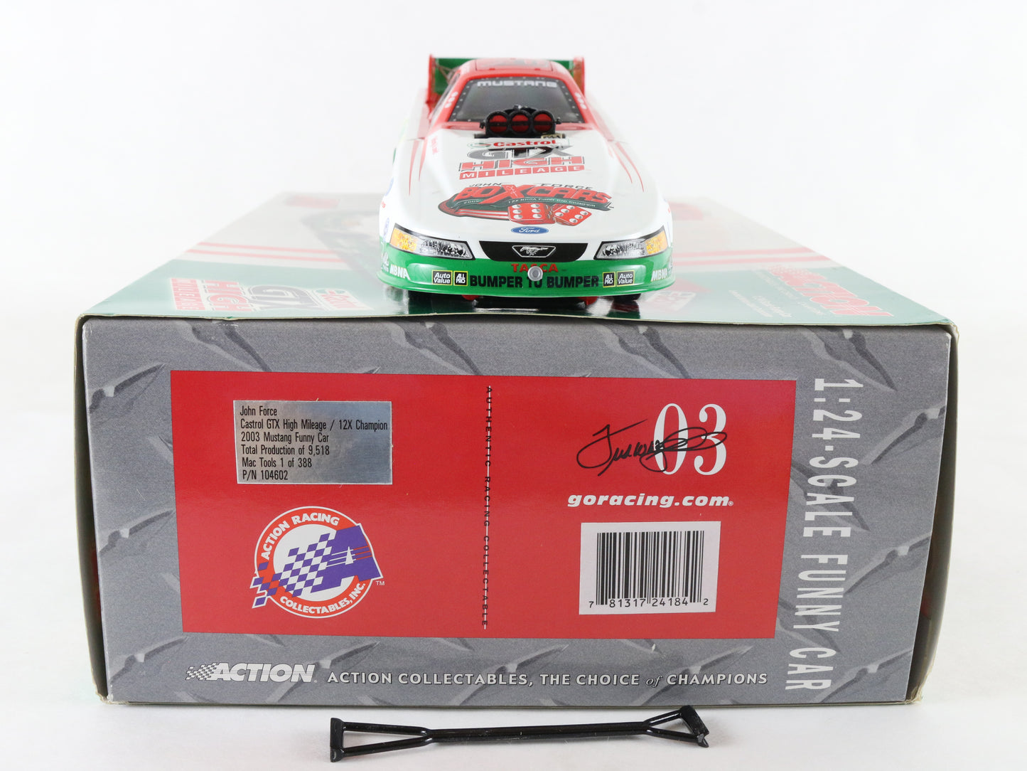 2003 Mustang Funny Car John Force Castrol GTX Action 1:24 1 Of 9518 104602
