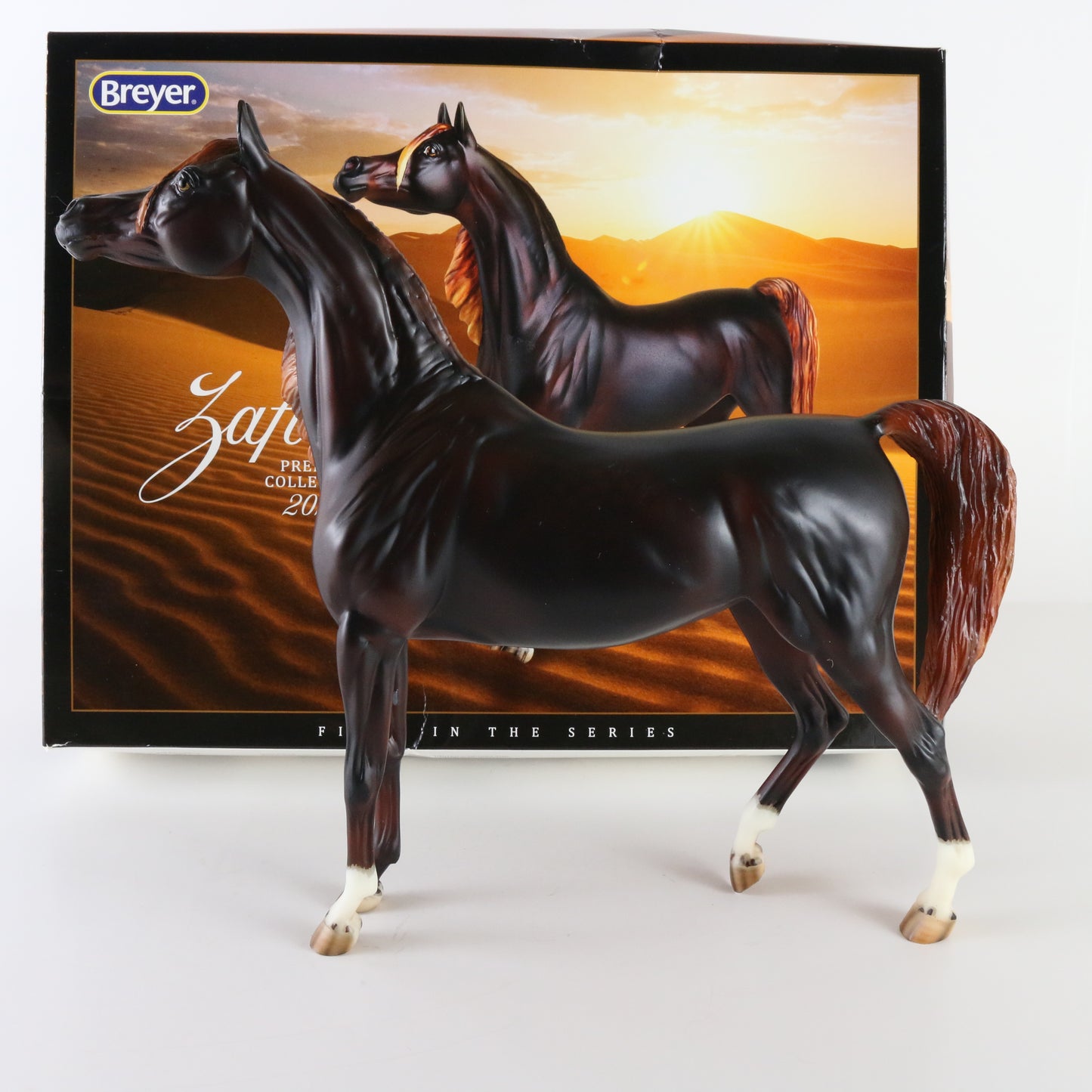 Breyer Zafirah Show Stance Arab Mare Premier Collection W/ Box Bag & COA Horse