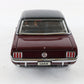 1966 Ford Mustang Hardtop Maroon & Black Danbury Mint 1:24 Model Car