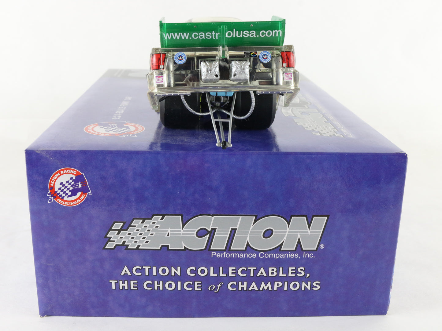 2002 Ford Mustang Funny Car Castrol GTX John Force Action 1:24 Diecast 1 Of 1800
