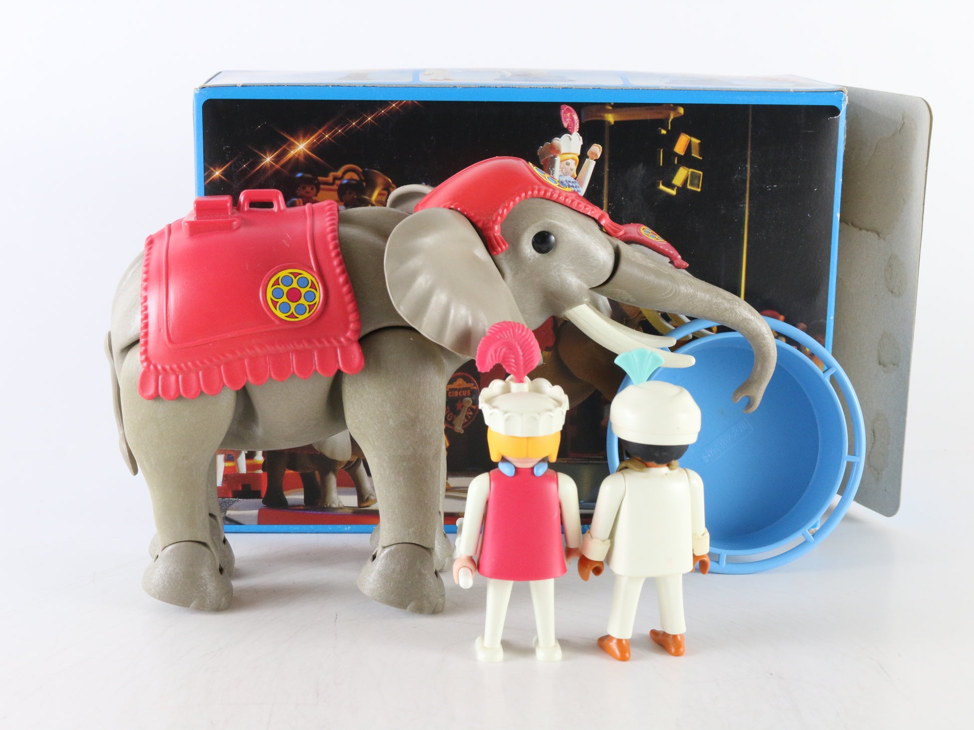 Playmobil 3711 Romani Circus Elephant Rider and Handler with Accessories