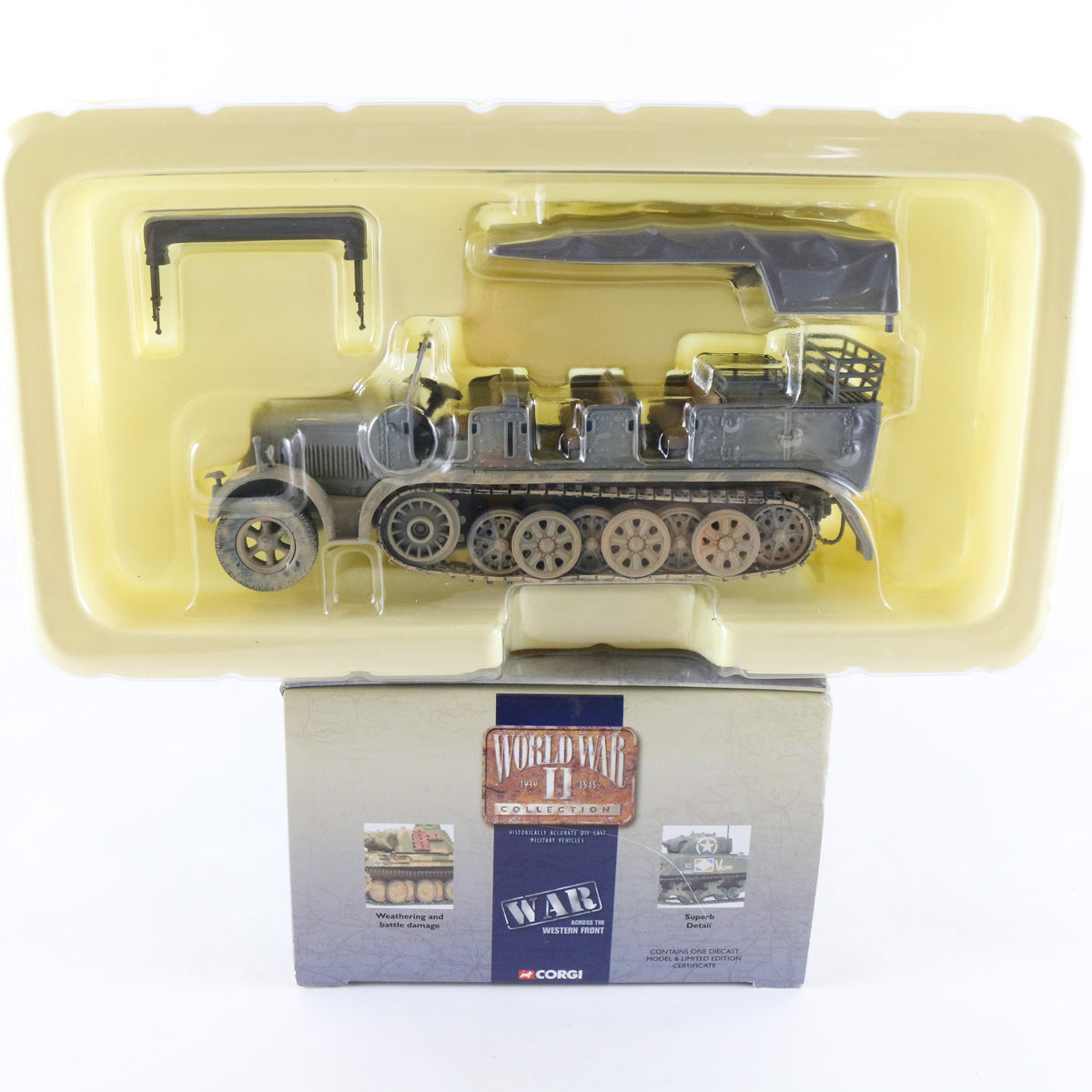 Sdkfz 7 Krauss Maffei Semi Track German Army WW2 Corgi 1:50 CC60002 Model