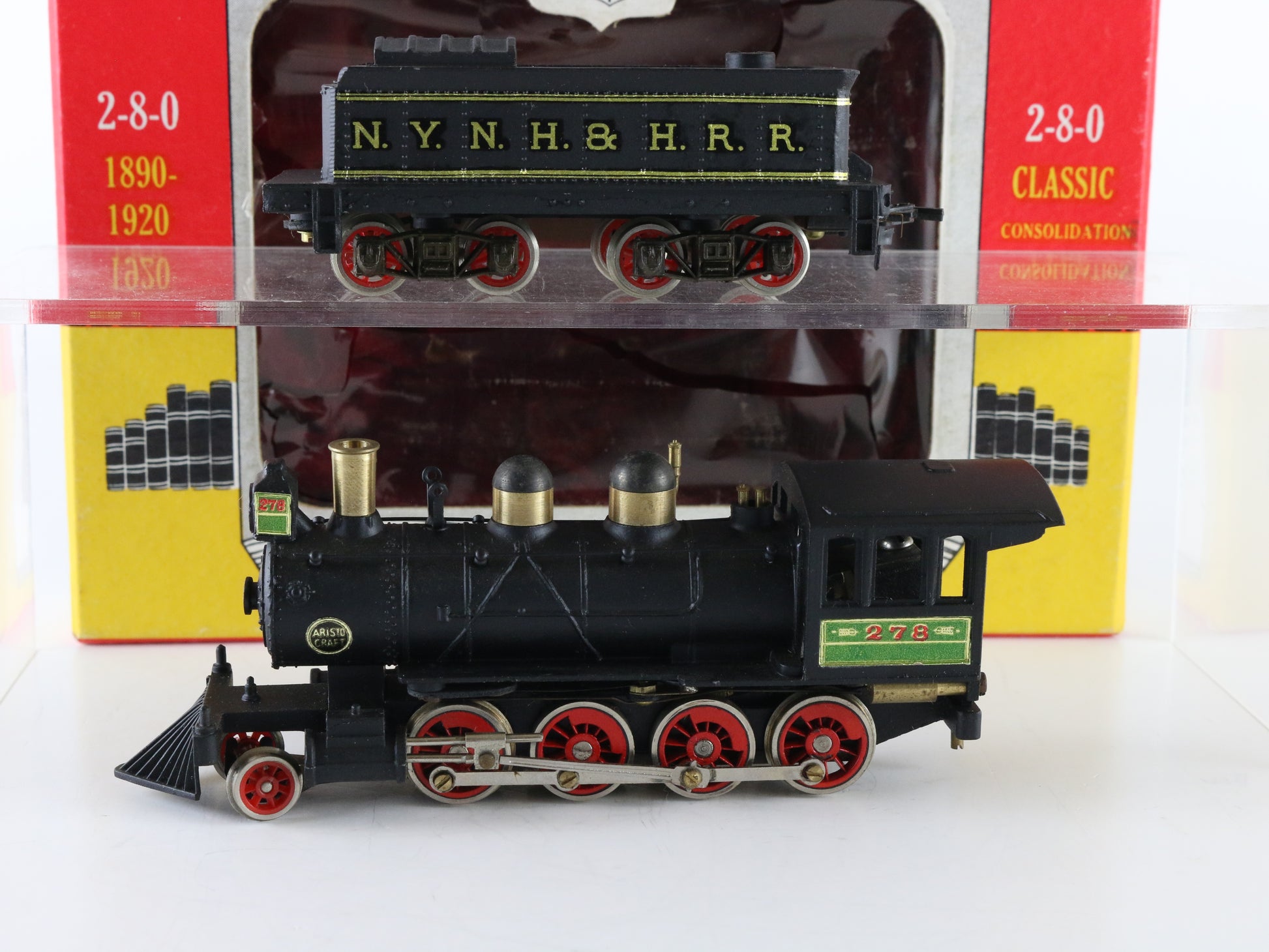 Aristo Craft HO NYNH&HRR 278 2-8-0 Steam Locomotive