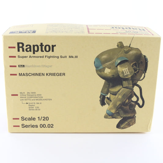 Maschinen Krieger MaK Raptor Super Armord Fighting Suit MkIII .02 1:20 Kit