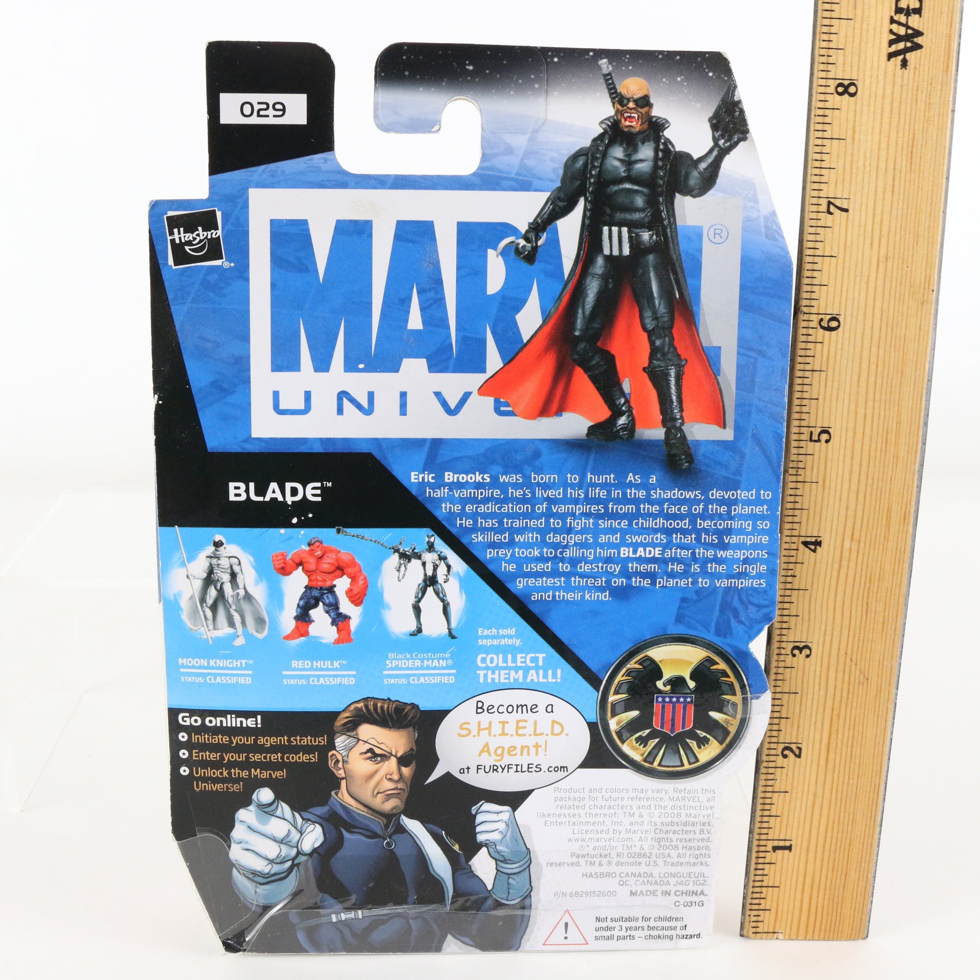 Marvel Universe 029 Blade Vampire 3.75" Action Figure Hasbro 