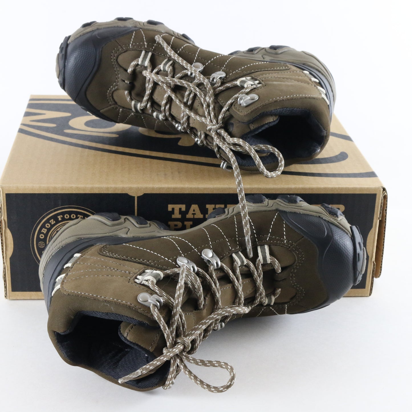 Oboz Bridger Mid B Dry Waterproof Womens Walnut Waterproof Hiking Boots Size 7